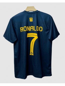 Moški Nogometna dresi replika Al-Nassr Cristiano Ronaldo #7 Gostujoči 2023-24 Kratek rokav